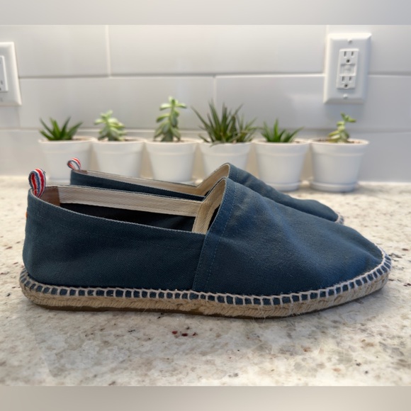Castañer Blue Canvas Espadrilles Slip-On Shoes EU 43 Made in Spain